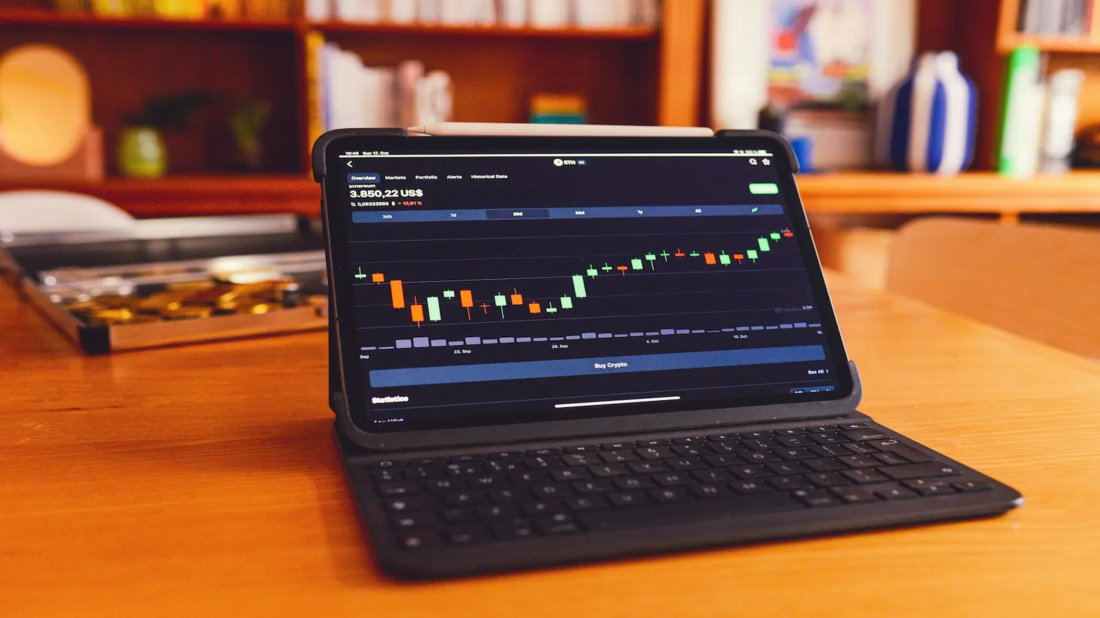 Stock portfolio platform dashboard preview